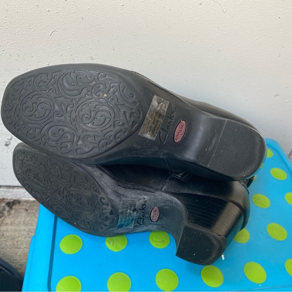 Clarks Artisan Dara 84950 Women’s Black Leather Zip Up Ankle Boots Size 5.5M - Picture 11 of 12